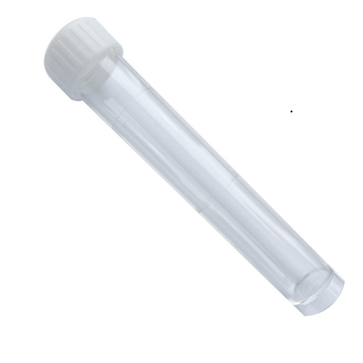 Пробірка з пласким дном CNWTC, 10 мл, 16х100 мм, ПС, гвинтова кришка, TYD15